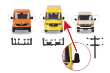 Herpa 054508 - H0 - Spiegel-Set für Transporter